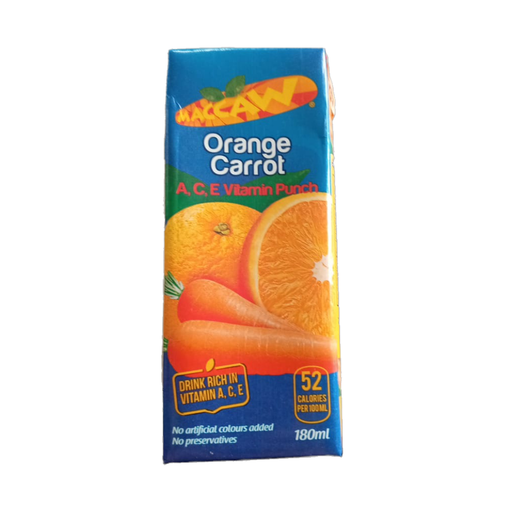 Maccaw 200ml orange + carrot