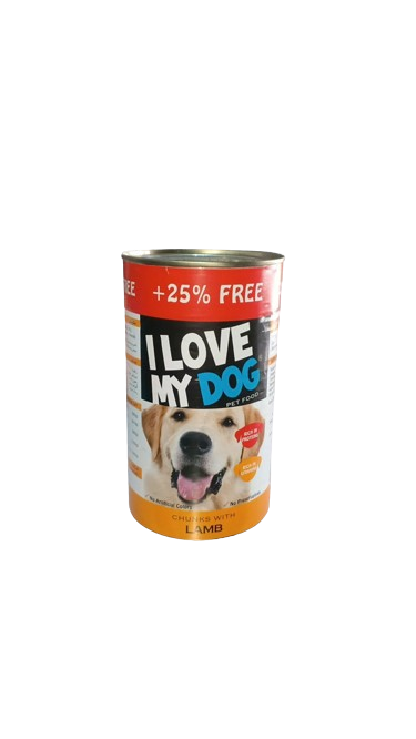 I Love my Dog 1230g Lamb