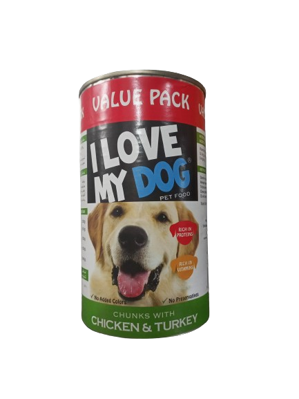 I love My Dog Chicken & Turkey 1.23kg