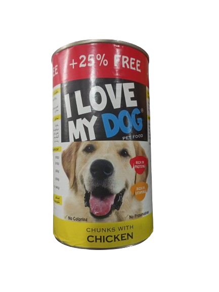 I Love My Dog Chunks & Chicken