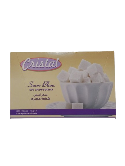 Cristal Sugar Cubes White