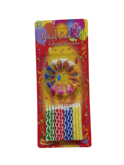 Birthday candle set