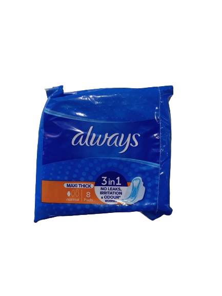 always maxi thick 8 pads normal