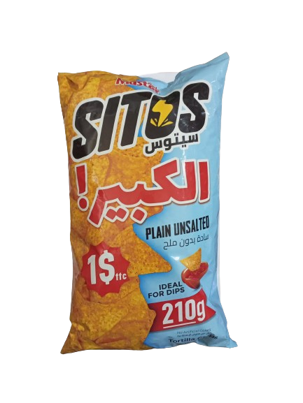 master sitos unsalted 210g