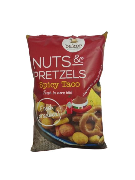 Bakers spicy taco crackers 270g