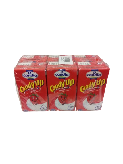 Candia candy up fraise 125ml box/6