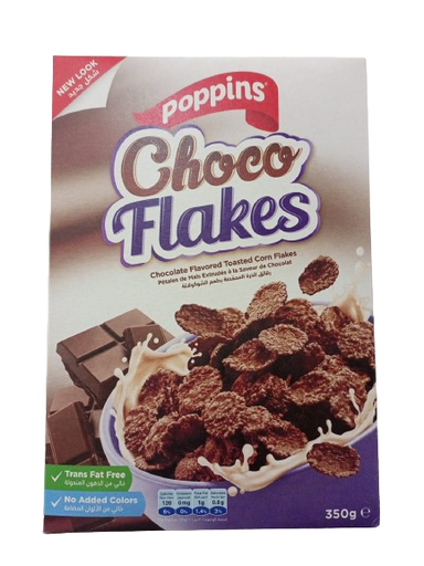 [17533] Poppins choco flakes 350g