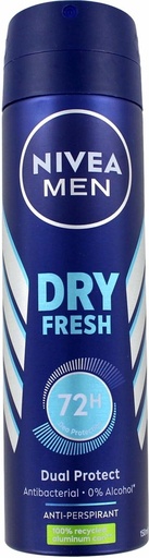 [18908] nivea men dry fresh 150ml