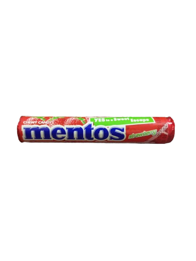 [15609] Mentos Strawberry Roll 29g
