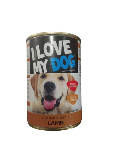 [17344] I Love my Dog 400g Lamb
